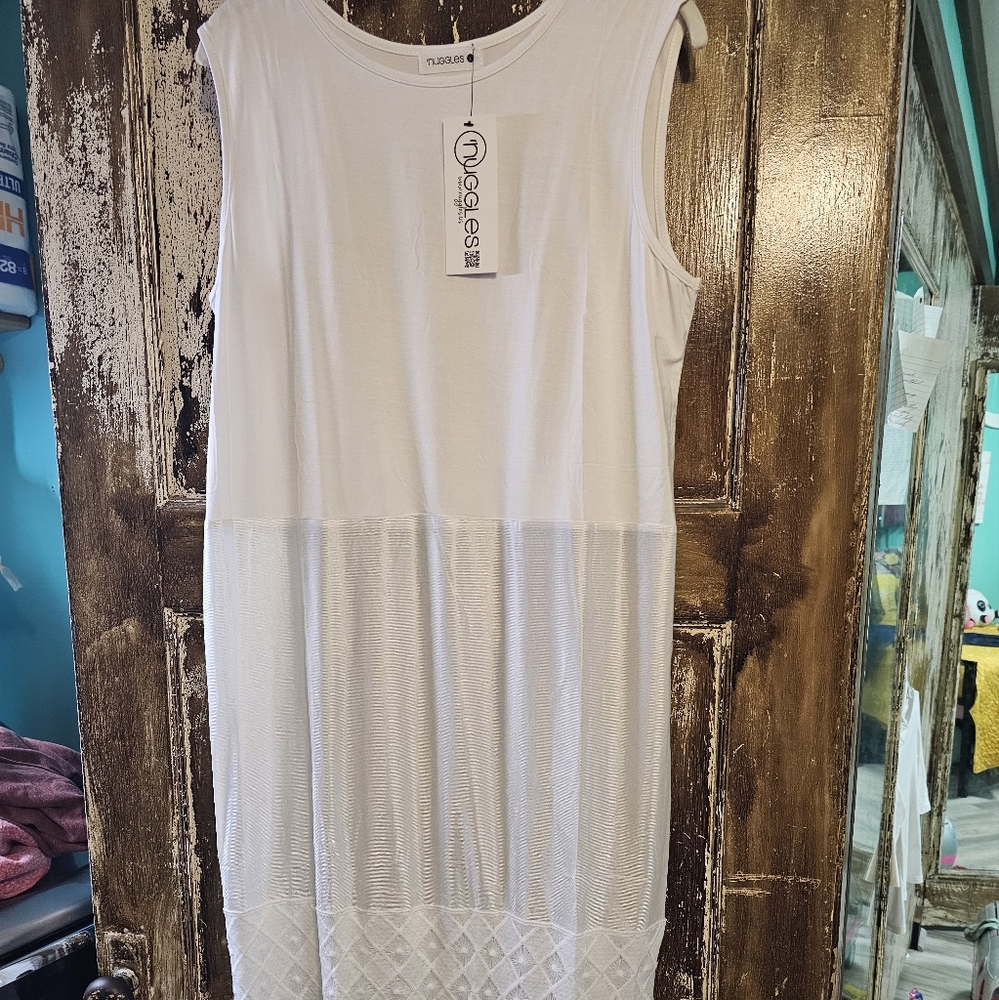 New Nuggles Layering slip with lace